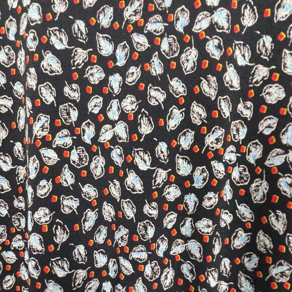 Molly Isadora Women's Plus Size 4X Maxi Dress Leaf Motif Surplice Neckline - Picture 5 of 6